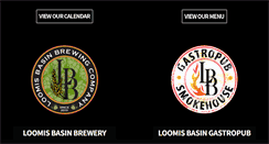 Desktop Screenshot of loomisbasinbrewing.com